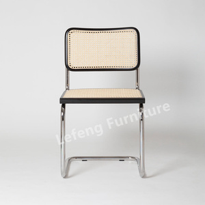 <span class=keywords><strong>Sedia</strong></span> da Pranzo di Lusso in Rattan Stile Western <span class=keywords><strong>Cesca</strong></span> in Canna per Giardino e Hotel Arredamento Moderno Mid-Century - Product Image 1