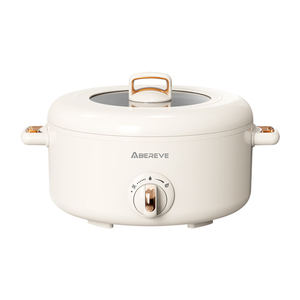 ABEREVE Cuisinière électrique multifonction en acier inoxydable 3L |   1000W |   Antiadhésif |   Casserole <span class=keywords><strong>vapeur</strong></span> |   Commande mécanique |   1 an - Product Image 6