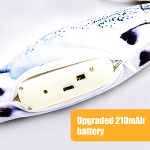 Venta al por mayor simulación de peces gato juguete relleno de algodón lavable eléctrico cargador USB movimiento interactivo <span class=keywords><strong>3D</strong></span> peces mascota gato juguete - Product Image 3