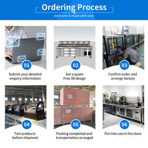 Mesa Refrigerada para Preparación de Pizza Mostrador para Pizzería Equipo de Cocina Comercial - Product Image 4