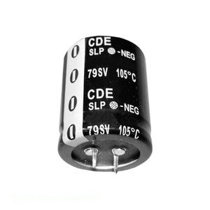 ตัวเก็บประจุแบบ Through Hole CAP ALUM 330UF 20% 450V SNAP TH รุ่น SLP331M450H7P3 ของผู้ผลิต Channel 330 uF - Product Image 1