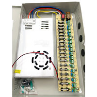 Boîtier d'alimentation 4 canaux 12V 5A pour accessoires de caméra de vidéosurveillance S-60-12, alimentation LED, prix usine