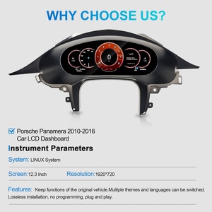 Navihua <b>for</b> Porsche Panamera 970 2010-2016 New Arrival <b>Car</b> Digital Cluster Auto <b>Speedometer</b> Linux System Full LCD Dashboard - Product Image 4