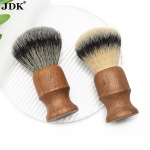 Pinceau à raser en poils de <span class=keywords><strong>blaireau</strong></span> de haute qualité JDK, manche en <span class=keywords><strong>bois</strong></span>, vente chaude - Product Image 5