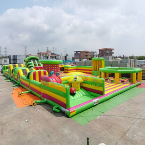 <b>Large</b> kids and adults bounce house <b>slide</b> combo parque hinchable theme playground inflatable amusement park - Product Image 4