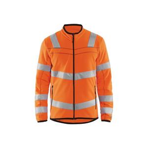 BLAKLADER - 494110105300XXL <b>Hi</b>-<b>Vis</b> microfleece jacket <b>Orange</b> - EAN 7330509509838 <b>HI</b>-<b>VIS</b> WORKWEAR - Product Image 1