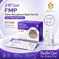 Kit de test rapide du calicivirus félin (FCV) pour chats, test de diagnostic vétérinaire, prêt à être expédié