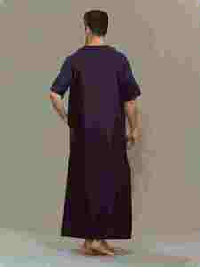 HARAMAIN Nuevo traje tradicional marroquí para hombre musulmán, elegante y de alta calidad, en algodón. - Product Image 3