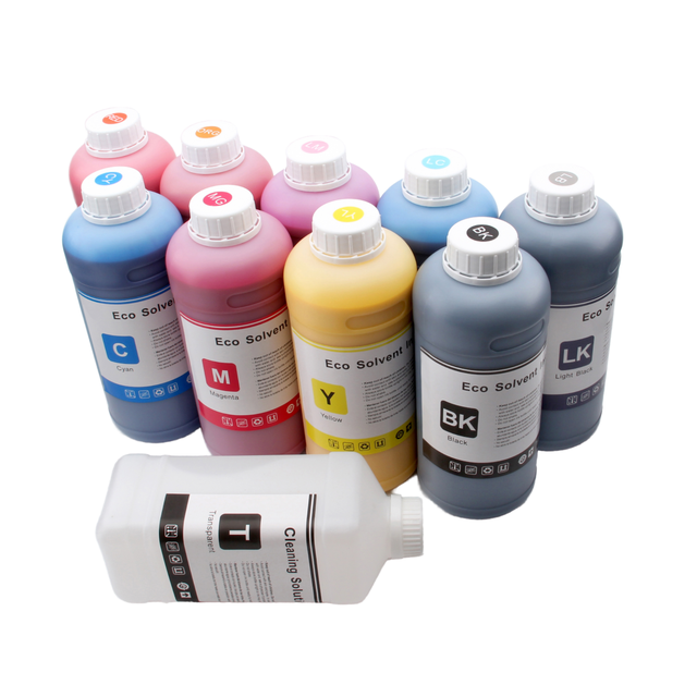 Goosam Low Smell 1000ml Eco Solvent Ink Eco-Solvent Ink for Locorr Easyjet 16S1 Digital Printer
