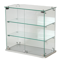 Vitrines d'exposition en aluminium et verre à LED, double porte, écologiques, étanches et durables, pour centres commerciaux, vente en gros usine