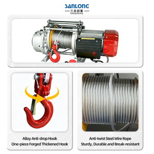 <span class=keywords><strong>Polipasto</strong></span> Eléctrico ROHO de Aleación de Aluminio de Alta Resistencia KCD 1000kg 1500kg 220V 380V Multifuncional con Cable Antitorsión y Control Remoto - Product Image 3