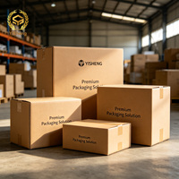 Cajas de Cartón Corrugado Rígido de Pared Simple, Tamaño Personalizado, para Almacenamiento, Envío y Embalaje, Caja de Cartón Corrugado Portátil Personalizada