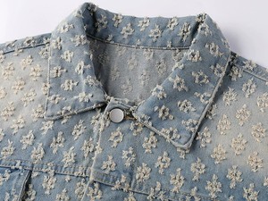 <span class=keywords><strong>Giacca</strong></span> in Denim con <span class=keywords><strong>paillettes</strong></span> personalizzata da <span class=keywords><strong>uomo</strong></span> 100% <span class=keywords><strong>giacca</strong></span> Jacquard in cotone - Product Image 3