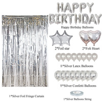 Ensemble de ballons en latex rose gold pour décorations de fête d'anniversaire et de Noël