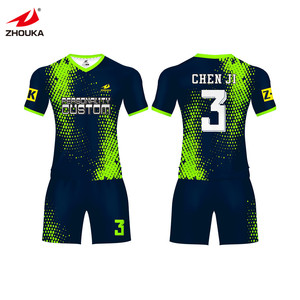 Novelty 2019; wholesale; children's football uniform sublimation football uniform knitwear football uniform custom made - Product Image 1