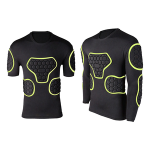 Nieuw Ontwerp Beschermende Voetbal Training Uniform Mouw Voetbal Keeper Top Polyester Uniform Kleurrijke Korte Mouw Slijtage - Product Image 2