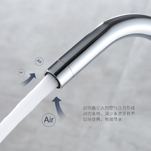 Grifo de Lavabo Monomando de Acero Inoxidable Facute con Válvula de Cerámica, Montaje en Encimera, Agua Fría y Caliente - Product Image 5