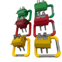 Pince de raccordement isolée pour conducteurs isolés, boîtier en laiton et nylon, IP65, adaptateur de connexion de ligne électrique mâle/femelle, noir