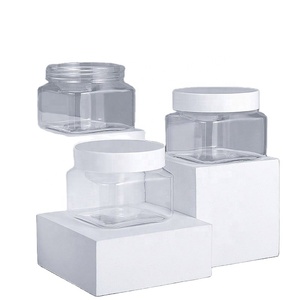 Hot Sale 150ml Pet <b>Clear</b> <b>Plastic</b> Cosmetic Cream Jar Candy <b>Containers</b> with <b>Plastic</b> Lid - Product Image 2