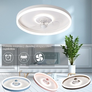 Plafonnier LED moderne à 5 pales avec corps en fer Ventilateur quotidien transfrontalier pour chambre à coucher et étude directe en usine à 220V/110V - Product Image 2