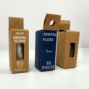 Fil <span class=keywords><strong>dentaire</strong></span> en soie naturelle biodégradable réutilisable dans un récipient en verre, fil de soie pur, adapté aux gencives sensibles - Product Image 4