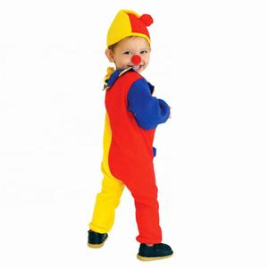 Costume d'Halloween Costumes de <span class=keywords><strong>clown</strong></span> pour enfants Combinaisons pour enfants Habillage pour enfants Chapeau de nez de <span class=keywords><strong>clown</strong></span> - Product Image 3