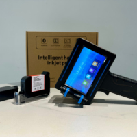 Tz Handheld Inkjet Printmachine Batch Codering Fles Vervaldatum Stempel Qr Coder Tij Hand Jet Printer