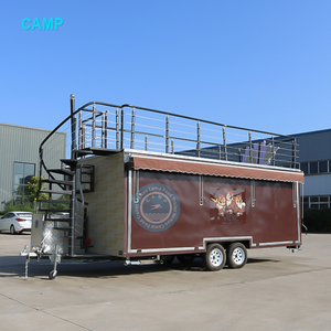 Remolque de Comida CAMPTRL, Cocina Móvil, Totalmente Equipada, Carrito de Aperitivos, Venta Ambulante, Fabricante de Caravanas de Comida Rápida - Product Image 1