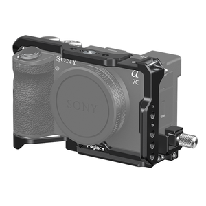 Cage Vidéo Complète en Alliage d'Aluminium pour Appareil Photo <span class=keywords><strong>Sony</strong></span> A7C II/A7C R, Accessoires de Stabilisation Vidéo - Product Image 1