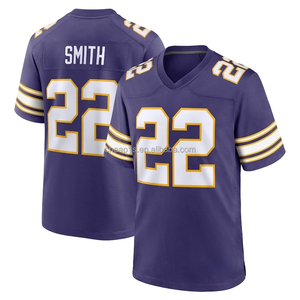 Jersey de Fútbol Americano Bordado al por Mayor de los Minnesota Vikings, Color Morado # 18 Justin Jefferson # Uniforme de Fútbol Americano 9 <span class=keywords><strong>J</strong></span>.<span class=keywords><strong>J</strong></span>. McCarthy - Product Image 5