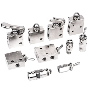 Van điều khiển khí nén 3 vị trí 2 chiều, công tắc tay, van khí cơ khí TAC - Product Image 1