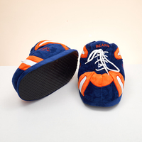 Chaussons de sport tendance style équipe, doux, chauds et moelleux pour l'hiver à la maison