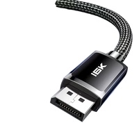 Cable DP 2.1 con Núcleo de Cobre Estañado y Recubierto de Plata, Conectores USB con Cubierta de Nailon, Ancho de Banda de 16K60Hz 8K240Hz 1080P/360Hz