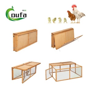 Meilleure vente en gros de maisons pliantes en bois pour animaux de compagnie cages pour petits animaux poulailler en bois clapier poulailler <span class=keywords><strong>cage</strong></span> pour volaille - Product Image 6