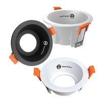 Éclairage intérieur, luminaires encastrés LED, boîtier GU10 MR16, anti-éblouissement, en aluminium moulé sous pression, plafonnier encastré LED, boîtier de downlight