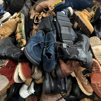 Chaussures d'occasion pour hommes en gros, lots de bottes vintage, baskets usagées, approvisionnement direct usine