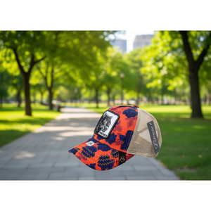 Casquette Trucker Bomme 6 panneaux en maille unisexe style urbain respirante polyester coton broderie patch chat printemps été décontractée - Product Image 2