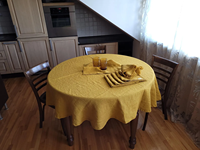Nappe carrée en lin, faite à la main, écologique, durable, lavable, taille personnalisée, effet délavé, style européen moderne, pour décoration de mariage