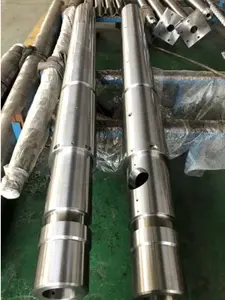 38CrMoAlA Fast Delivery Nitrided Treatment Screw And Barrel For Plastic Recycling Extruder