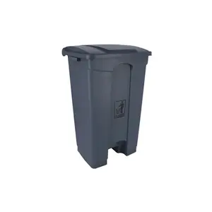 Best Quality Recycle Trash Plastic Dustbin and Rubbish Bin with Foot Pedal houseware plastic storage bins