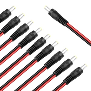 10 pcs/Lot 2.1x5.5mm mâle femelle <span class=keywords><strong>prise</strong></span> 12V Dc alimentation Pigtail câble <span class=keywords><strong>Jack</strong></span> pour Cctv caméra connecteur queue Extension 12V DC fil - Product Image 2