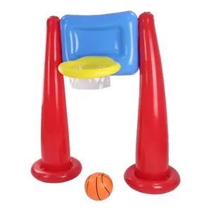 Inflatable Basketball Hoop Beach Balls Sports Stand Play Sports Outdoor Toys Summer Games With PVC Basketball