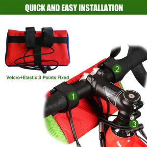 Panier de vélo avant avec poignée pour enfants Couverture étanche pliable <span class=keywords><strong>Cargo</strong></span> enfant arrière - Product Image 6