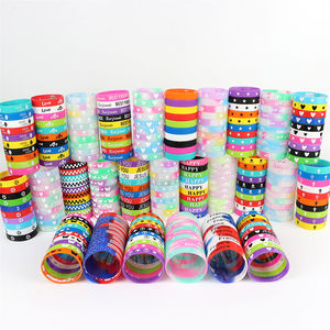 Pulseras <span class=keywords><strong>de</strong></span> Silicona Personalizadas Económicas en 14 Colores Surtidos <span class=keywords><strong>de</strong></span> 3/4 <span class=keywords><strong>de</strong></span> Pulgada con Números <span class=keywords><strong>de</strong></span> <span class=keywords><strong>Serie</strong></span> para Eventos y Fiestas - Product Image 6