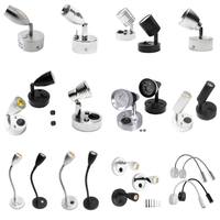 Lampes de lecture 12v, projecteur marin, lampe de lecture 12 v 12 volts, lampe de chevet, lampe murale LED pour camping-car, éclairage intérieur automobile 24v LED