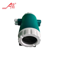 Medidor de flujo electromagnético conectado con abrazadera digital de alta precisión RS485 medidor de flujo HART para aguas residuales líquido conductor 24VDC