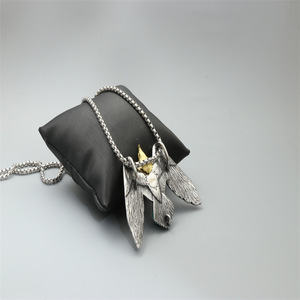 Collar con colgante de águila de acero inoxidable, unisex, regalo del zodiaco animal, joyería - Product Image 4