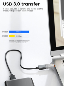 Adaptador USB 3.0 a <span class=keywords><strong>Tipo</strong></span> <span class=keywords><strong>C</strong></span>, Nuevo Convertidor <span class=keywords><strong>OTG</strong></span> para Xiaomi, para Laptop <span class=keywords><strong>Samsung</strong></span>, Macho USBC a Hembra USB <span class=keywords><strong>Tipo</strong></span> A, Salida DC - Product Image 5