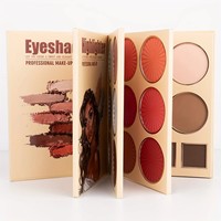 Palette de Fards à Paupières Livre 43 Couleurs En Gros pour Maquillage de Scène Anti-Cernes Illuminateur Fard à Joues Contouring Poudre Anti-Transpiration