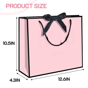 Custom logo White Boutique Clothing Shopping Paper Bags Wholesale Luxury Gift <b>Wedding</b> Jewelry Cosmetic Packaging Paper Bag - Product Image 4